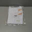 Women's Sleeveless Crew Neck Bodysuit Top Sexy Slim Summer Stretch Tank Top (White, XS)