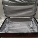 Coolife Larage Luaggage Hardside Expandable Suitcase with Spinner Wheels Checked 28-Inch, Red