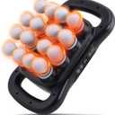 16 Head Massage Gun Set, Deep Tissue Percussion Massager, 2600mAh Electric Massage Tools with 9 Styles & Levels, Black