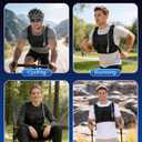 Running Vest for Women Men, Hydration Water Backpack with Adjustable Straps, Lightweight & Breathable Design, Reflective Chest Pack with 2L Water Bladder, Ideal for Running, Hiking and Cycling