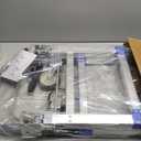 Upgraded 3 in 1 Aluminum Folding Hand Truck, 600lbs Capacity, Heavy Duty Convertible Dolly with Retractable Handle and 4 Rubber Wheels, Collapsible Cart for Moving Home, Office, Warehouse (Blue)