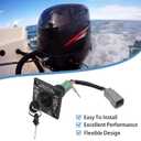 176408 Boat Kill Switch Outboard Ignition Switch Replacement for Johnson BRP Evinrude Boat Motor Ignition CutOff Switch w/Keys and Lanyard