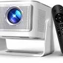 Smart Projector with 4K 8K Support, Mini Projector with Wifi6 and Bluetooth5.4, 600 ANSI, Auto Focus & Obstacle Avoidance 1080P Portable Movie Proyector for Home Outdoor, Magcubic HY350Max