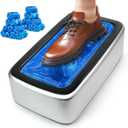 Shoe Covers Dispenser Containing 200pcs Shoe Cover Disposable Non Slip High Quality Automatic Shoe Cover Machine with Disposable Shoe Covers for Indoors for Most Occasion and Shoes Size