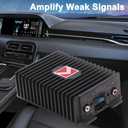 Shkalacar Car Audio 4-Channel Amp Amplifier 80Wx4 Modification Power, Digital Sound Processor Class A/B for Android Car Player