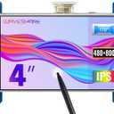 Waveshare 4 inch HDMI LCD IPS Display 800x480 Resolution Resistive Touch Screen Interface for Raspberry Pi 4 B/3 B/3 B+/2 B/B+/B Zero W