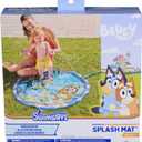 SwimWays Bluey Splash Mat, Kids Splash Pad, Outdoor Toys, Bluey Party Supplies and Water Toys for Kids Ages 1 & Up