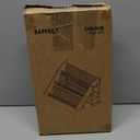 Baffect 3 Tiers Pull Down Spice Rack, Pull Out Spice Organizer for Inside Cabinets, Drop Down Spice Shelf with Spring Buffer Device for Kitchen Upper Cabinet（Black）