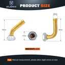 Engine Coolant Radiator Line Quick Connector for Honda Pilot 3.5 2006-2008 Transmission Cooler Oil Tube Connector/Radiator Transmission Line Fittings（0025）