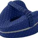 Leg Pillow, Knee Pillow for Side Sleepers, Leg Pillows for Sleeping, Knee Cushion for Sleeping, Suitable for Relieving Leg, Back, Knee Pain (Blue)