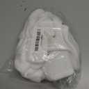 White Cosplay Hat with Cute Ears, Soft Plush Costume Accessory for Halloween, Fancy Dress Parties and Cosplay