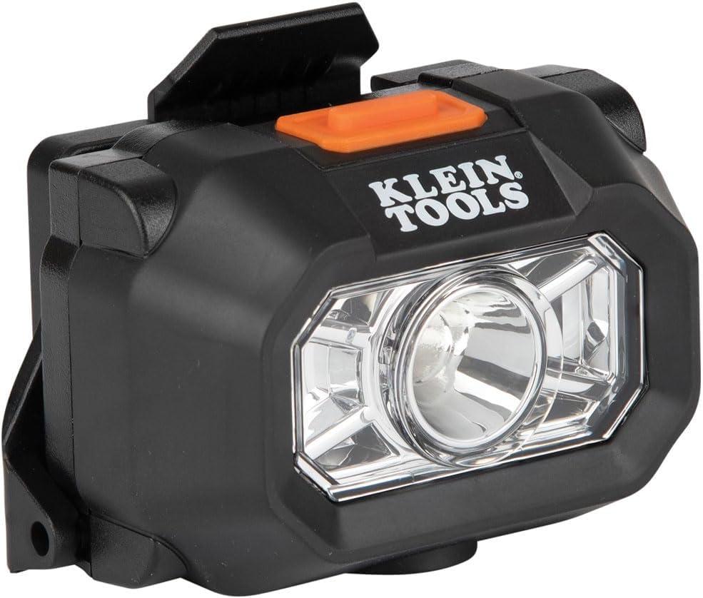 Klein Tools 60156 Intrinsically Safe LED IP67 Headlamp for Hazardous Areas, Mounts to Klein Hard Hats and Safety Helmets