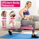 WALITO Resistance Bands for Working Out, Fabric Exercise Bands for Legs and Butt, Workout Bands for Women and Men, Booty Band for Yoga Starter Set, Pilates, Rehab, Fitness and Home Workout