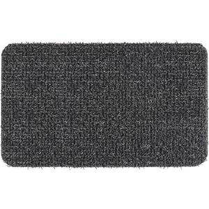 CLEAN MACHINE 10376911 Astroturf Dirt Trapper Doormat, 23.5" x 35.5", Flair Flint Gray