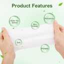 200 Pcs Wet Wipes Individually Wrapped, Personal Cleansing Wipe, Travel Size Hand Wipe, Green Tea Body Wipes Bulk for Homeless, Suitable for Restaurant, Wedding, Barbecue, Light Green