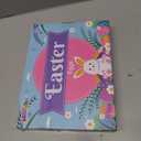 MGparty 52 Pack Easter Eggs Empty 2.3" Plastic Bright Colors Eggs with Golden Eggs for Easter Egg Hunt Party Favors Basket Stuffers Fillers