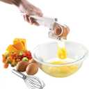 EZCracker 
Egg Cracker Egg Separator Egg Cutter-Automatic Egg Cracking Tool