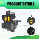 Carburetor Tune Up Kit 799584 with Air Filter Replacement for Troy Bilt TB200 TB110 Engines 103M02 09P702 9P702 625EX 550EX 675EX 725 lc121p 163c