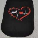 Dog Shirt Lovely Matching Dog and Owner Shirts Famliy Pet Clothes Puppy Summer Vest Tee Tops ParentPets Outfits for XXL Dogs Dog Costume Dry Cool Apparel Dogs&Mommy Sweatshirt