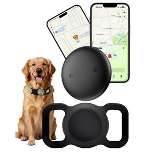 Dogs Collar (iOS & Android) - Dogs GPS Tracker Pet Activity Tracker, No Subscription, Works with Google Find Hub & Apple Find