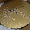 Flush Mount Ceiling Light Fixtures Gold LED Dimmable 5CCT 15 Inch 36W