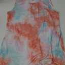 ANRABESS Women Casual Loose Sundress Sleeveless Split Maxi Long Beach Shirt Dress Travel Vacation 2025 Summer Outfits (Large, Tie Dye Rainbow)