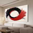 Black And White Wall Art Prints Large Abstract Wall Art Decorations 29"x58"