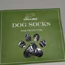 EXPAWLORER Anti-Slip Dog Socks,Dog Boots&Paw Protectors to Prevent Licking,Dog Shoes for Hot/Cold Pavement, Double Sides Non-Skid Traction Control on Hardwood Floor for Senior Dogs (Small (4 Count), Black)