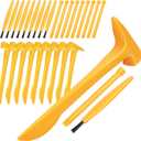 10 Set Excavation Tool Kit: PVC Archaeological Dig Tool Set Dinosaur Dig Kit with Hammer Chisel Brushes for Gems Archaeological Excavation