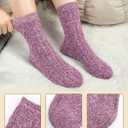 2 x Loritta 5 Pairs Wool Socks for Women Stocking Stuffers Gifts Winter Warm Hiking Crew Boot Socks