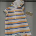 HonestBaby Baby Novelty Terry Romper for Infant, Baby Boys, Girls (3-6 Months, Sunrise Stripe)