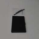 Flutesan Knitting Pattern Holder Fold up Cross Stitch Knitting Chart Keeper with 4 Replacement Magnets Magnetic Cross Stitch Accessories and Supplies for Crochet, 13.2 x 9 Inch(Black)