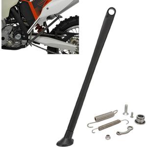 JFG RACING Dirt Bike Kickstand Side Stand Forging Aluminum With Springs For XC XCW XCF EXC EXCF 150 200 250 300 350 400 450 500 505 530 2008-2015 Black