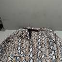 Womens Snakeskin Print Loose Blazer Long Sleeve Open Front Office Lapel Cardigan OL Suit Jacket Coat,  Snakeskin, Large