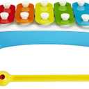 Fisher-Price Toddler Pull Toy, Classic Xylophone Pretend Musical Instrument with Mallet for Preschool Kids Ages 18+ Months, Set