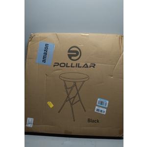 pollilar Cocktail Table 28in Bar Height Folding High Top Table Black
43.3in Tall Portable Foldable Design Round Plastic HDPE Top Removable Legs Bistro Backyard Patio Garden Events Furniture