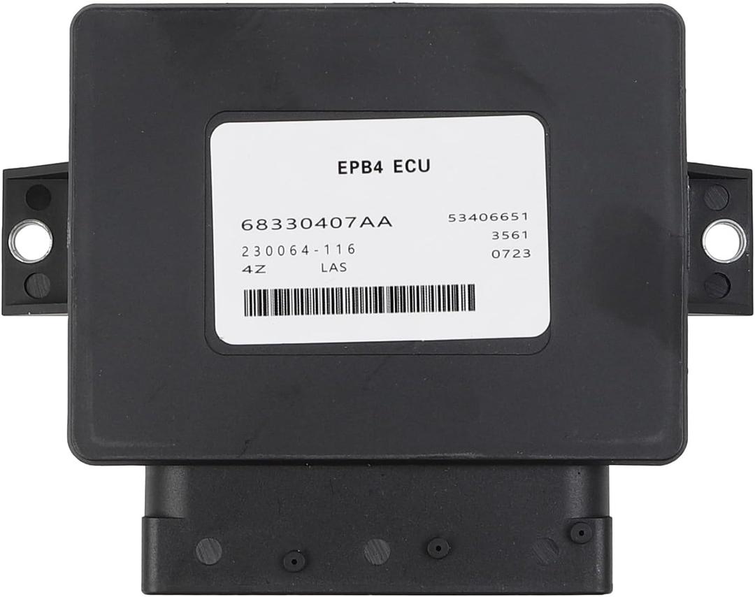 Dasbecan Parking Brake Control Module Compatible with Jeep Cherokee 2014-2018 Chrysler 200 2015-2017 OEM Replaces # 68330407AA 68438392AA 68148902AD 68148902AE 68148902AF 68265141AD