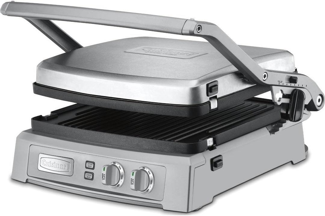 Cuisinart Deluxe Electric Griddler, Stainless Steel, GR-150NAS