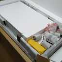 Rectangle Glass Coffee Table Metal Legs End Table Livingroom Coffee