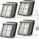 3930F 3882 HEPA Filter Replacement Compatible with Bissell CrossWave OmniForce Edge Cordless Multi-Surface Hard Floor Cleaner Wet Dry Vacuum, 4 Bissell FreshStart Filters for Select CrossWave, 1640066