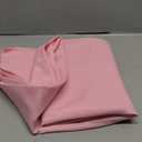 sancua Round Tablecloth - 90 Inch - Water Resistant Spill Proof Washable Polyester Table Cloth Decorative Fabric Table Cover for Dining Tables, Buffet Parties and Camping, Pink