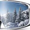 Lamicall Ski Goggles with 3X Anti-Fog - 100% UV Protection, OTG, Gifts for Skiing, Snowboard, Snowmobile, Men, Women (White Frame - Silver Lens)