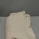 Bedsure Gentlesoft 100% Cotton Blanket King Size for Bed - Breathable and Soft, Thick Cozy Waffle Weave Christmas Blanket Gift for Women, Light Beige, 104x90 inches