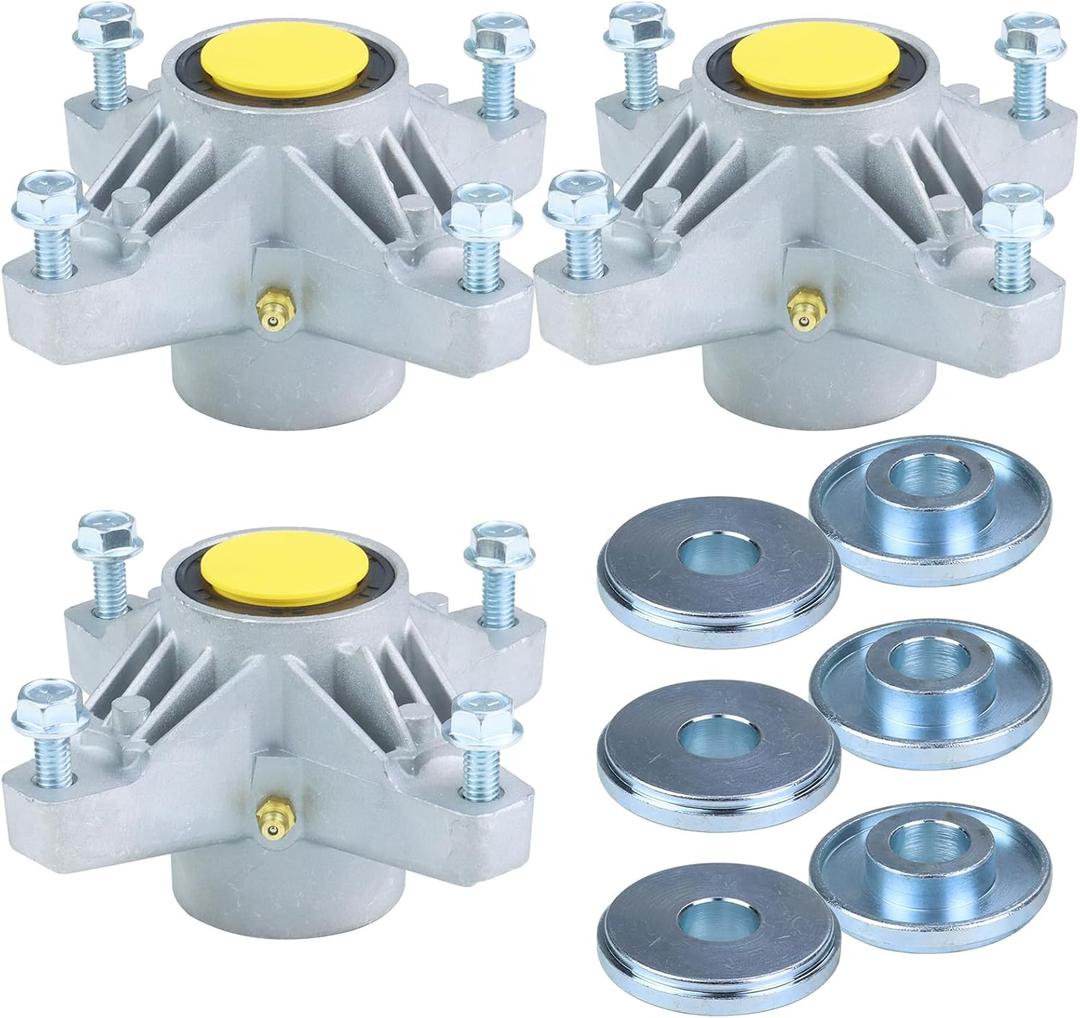 3 Pack 918-04426 Spindle Assembly with 748-3065a Deck Spindle Spacer Replaces 918-3129C 618-04426 618-3129B 918 04426 918-04217 618-3129C 918-3129B for Cub Cadet Z Force 48 44 LT1018 Decks