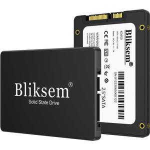 Bliksem SSD 128GB SATA III 6Gb/s Internal Solid State Drive 2.5 7mm(0.28) 3D NAND TLC Chip Up to 550 Mb/s for Laptop and Pc KD650 (Black 128GB)