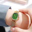 BESTKANG Women Watches Stainless Steel Mesh Strap Waterproof Quartz Wristwatch Fashion Oval Women's Bracelet Watch