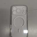 Miracase Magnetic for iPhone 17 Pro Case 6.3" [Compatible with MagSafe] Full-Body Phone Case with Built-in Glass Screen Protector & Camera Control,Drop Proof iPhone 17 Pro Cover, Clear Glitter