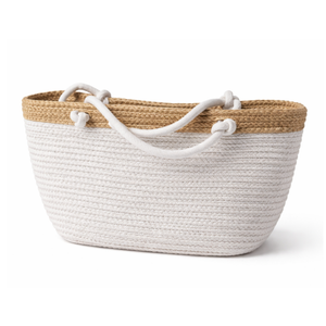 Woven Storage Baskets, Set of 3 Rope Baskets for Storage Clothes, Towels, Versatile Boho Storage Bins