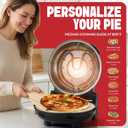 PIEZANO XL 14 Inch Electric Indoor Pizza Oven Heats up to 800F - Pizza Maker with Stone for Crispy Crust Pizza, Cooks in Under 6 Minutes, Countertop, Dual Heat Control, Peels & Scraper Included