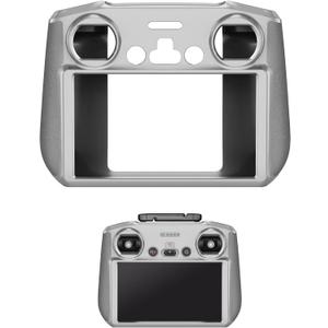 DJI RC2 Silicone Case, Anti-Slip Protective Cover for Mini 4 Pro/Air 3S/RC Pro 2 Controller, Shockproof Skin (Grey)